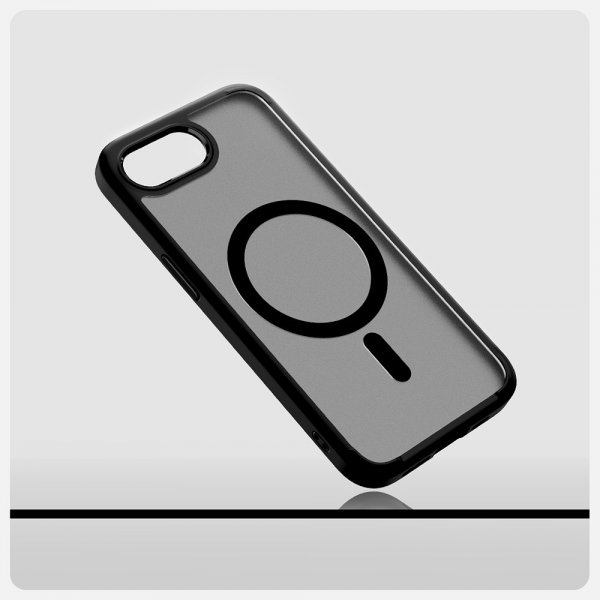 Spigen iPhone 16e/17e Deksel Ultra Hybrid MagFit Frost Black