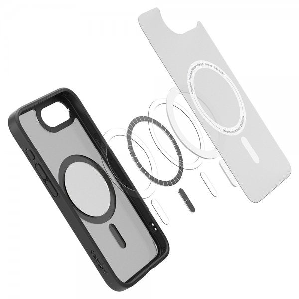 Spigen iPhone 16e/17e Deksel Ultra Hybrid MagFit Frost Black
