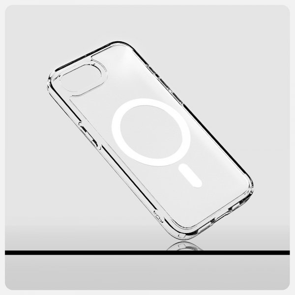Spigen iPhone 16e/17e Deksel Ultra Hybrid MagFit Frost White