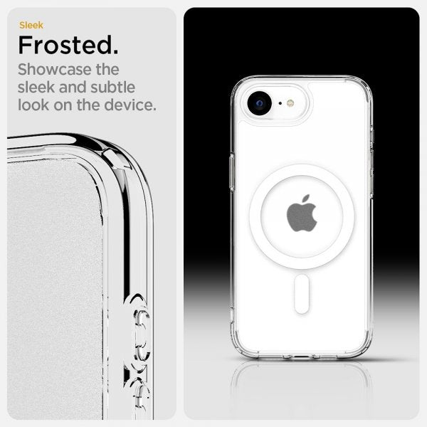 Spigen iPhone 16e/17e Deksel Ultra Hybrid MagFit Frost White