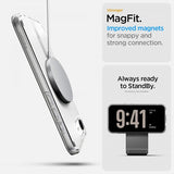 Spigen iPhone 16e/17e Deksel Ultra Hybrid MagFit Frost White