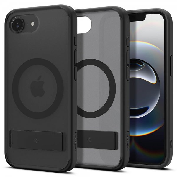 Spigen iPhone 16e/17e Deksel Ultra Hybrid S MagFit Frost Black