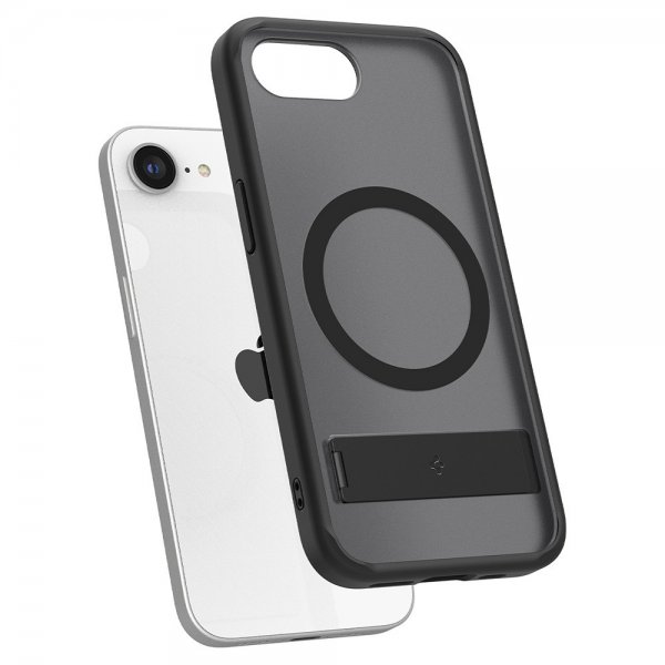 Spigen iPhone 16e/17e Deksel Ultra Hybrid S MagFit Frost Black