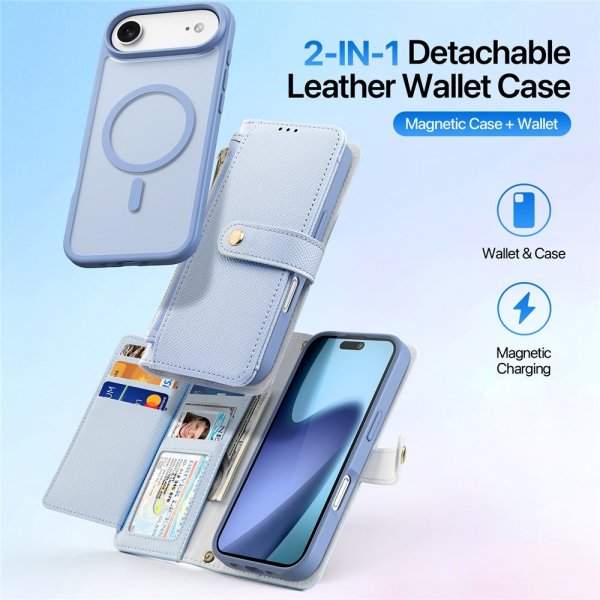 Dux Ducis iPhone Air Etui 2-in-1 Lawa Series MagSafe Blå