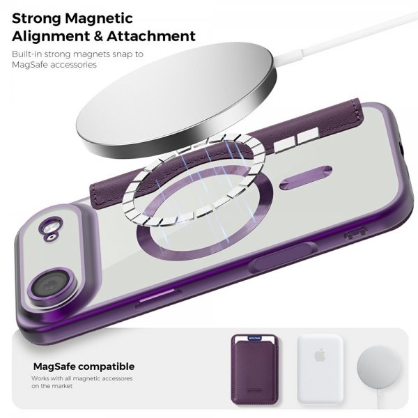 iPhone Air Etui MagSafe Lilla