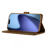 Lc.Imeeke iPhone Air Etui med Kortlomme stativfunksjon Lysebrun