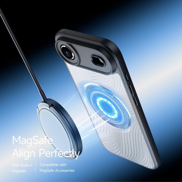 Dux Ducis iPhone Air Deksel Aimo Series MagSafe Svart