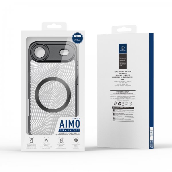 Dux Ducis iPhone Air Deksel Aimo Series MagSafe Svart
