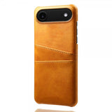 iPhone Air Deksel med To Kortlommer Lysebrun