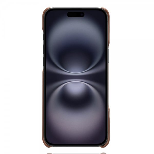 iPhone Air Deksel med To Kortlommer Mørkebrun