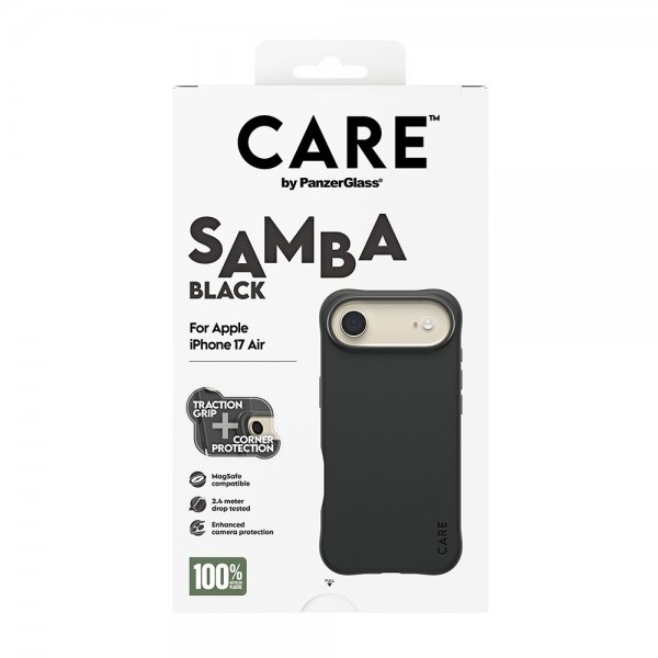 CARE by PanzerGlass iPhone Air Deksel Samba MagSafe Svart