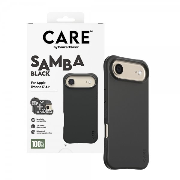 CARE by PanzerGlass iPhone Air Deksel Samba MagSafe Svart