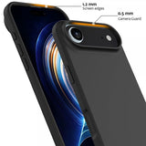 Nordic Covers iPhone Air Deksel Silicone Feather Series MagSafe Raven Black