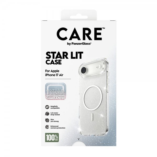 CARE by PanzerGlass iPhone Air Deksel Star Lit MagSafe
