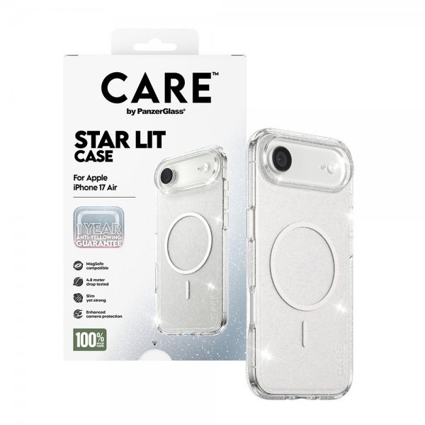 CARE by PanzerGlass iPhone Air Deksel Star Lit MagSafe