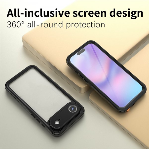 Redpepper iPhone Air Deksel Vanntett IP68 Svart