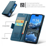 CaseMe iPhone 17 Etui 023 Series Blå