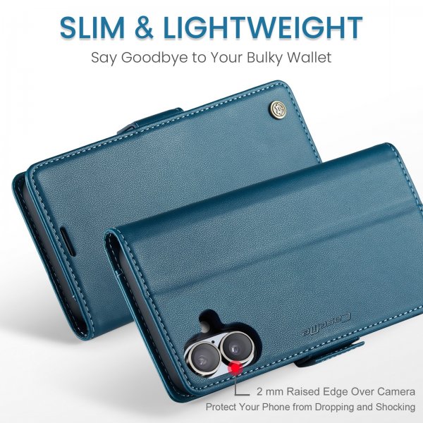 CaseMe iPhone 17 Etui 023 Series Blå