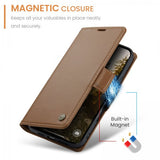 CaseMe iPhone 17 Etui 023 Series Brun