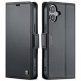 CaseMe iPhone 17 Etui 023 Series Svart