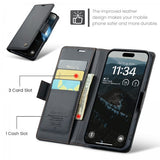 CaseMe iPhone 17 Etui 023 Series Svart