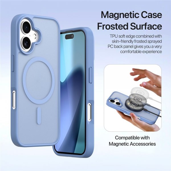 Dux Ducis iPhone 17 Etui 2-in-1 Lawa Series MagSafe Blå
