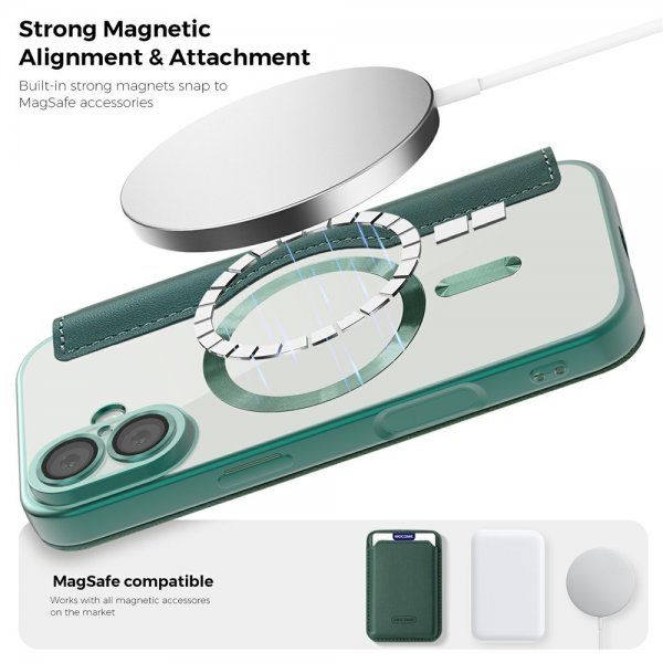 iPhone 17 Etui MagSafe Grønn