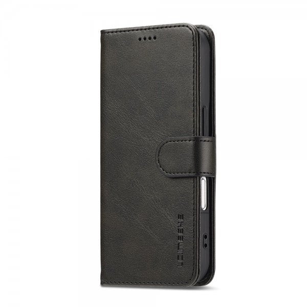 Lc.Imeeke iPhone 17 Etui med Kortlomme stativfunksjon Svart