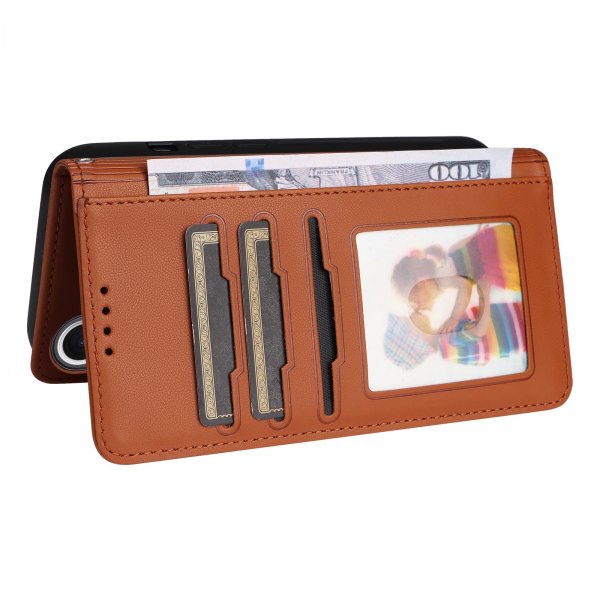 Betopnice iPhone 17 Etui Avtagbart Deksel 005 Brun