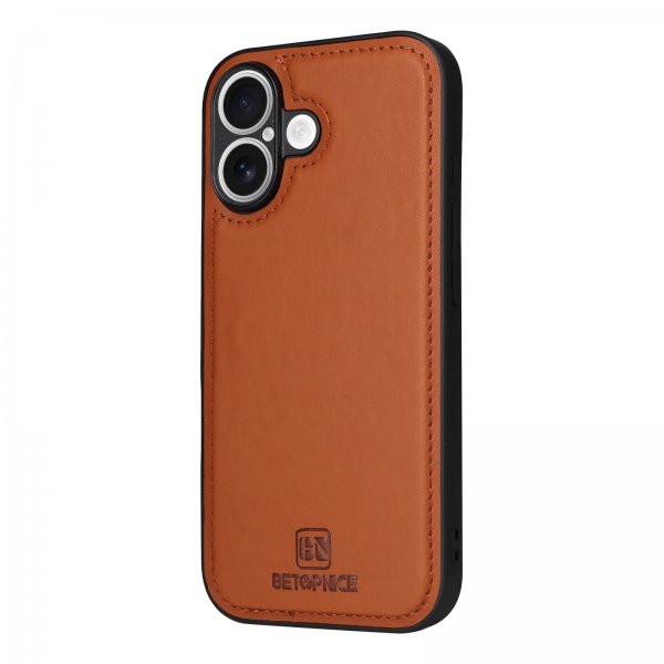 Betopnice iPhone 17 Etui Avtagbart Deksel 005 Brun