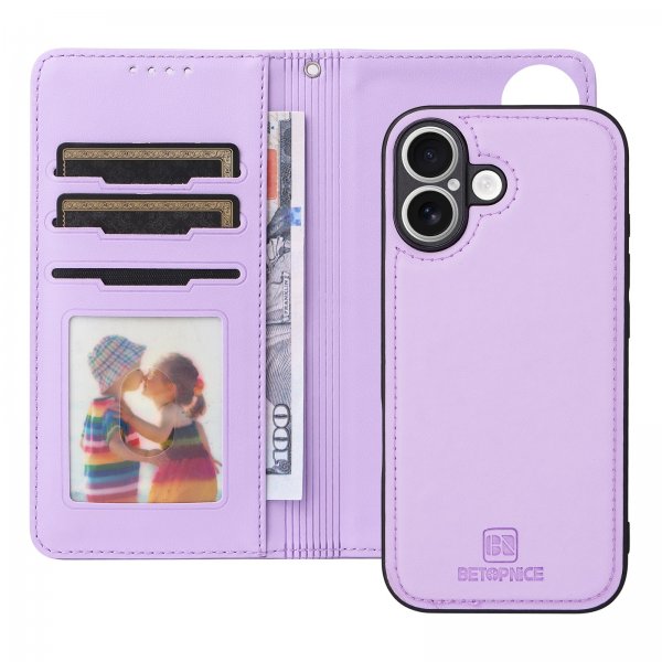 Betopnice iPhone 17 Etui Avtagbart Deksel 005 Lilla