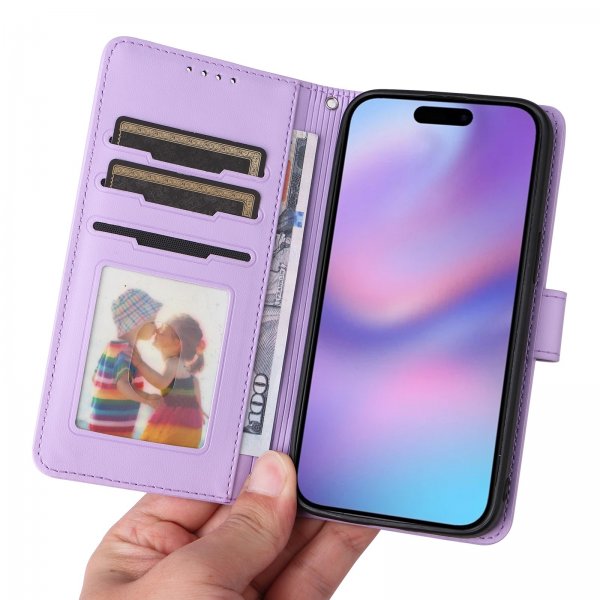 Betopnice iPhone 17 Etui Avtagbart Deksel 005 Lilla