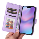 Betopnice iPhone 17 Etui Avtagbart Deksel 005 Lilla