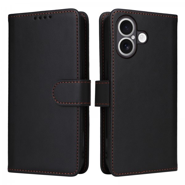 Betopnice iPhone 17 Etui Avtagbart Deksel 005 Svart
