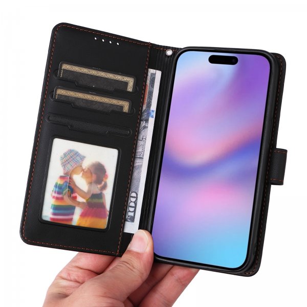 Betopnice iPhone 17 Etui Avtagbart Deksel 005 Svart