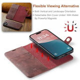 Dg.Ming iPhone 17 Etui Avtagbart Deksel Rød