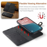 Dg.Ming iPhone 17 Etui Avtagbart Deksel Svart