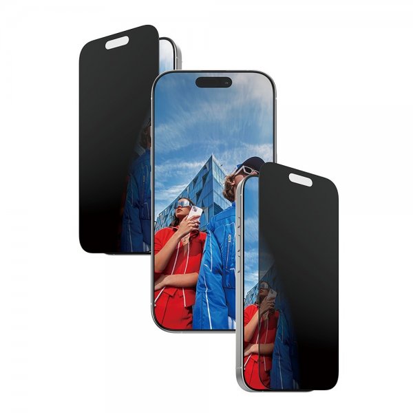 PanzerGlass iPhone 17/iPhone 16 Pro Skjermbeskytter Ultra-Wide Fit Privacy EasyAligner