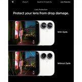 Spigen iPhone 17 Kamerabeskytter GLAS.tR EZ Fit Optik Pro 2-pakning Sølv