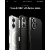 Spigen iPhone 17 Kamerabeskytter GLAS.tR EZ Fit Optik Pro 2-pakning Sølv