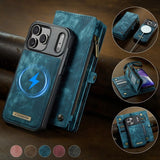 CaseMe iPhone 17 Pro Etui 008 Series Avtakbart Deksel Blå