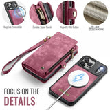 CaseMe iPhone 17 Pro Etui 008 Series Avtakbart Deksel Rød