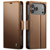 CaseMe iPhone 17 Pro Etui 023 Series Brun