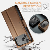 CaseMe iPhone 17 Pro Etui 023 Series Brun