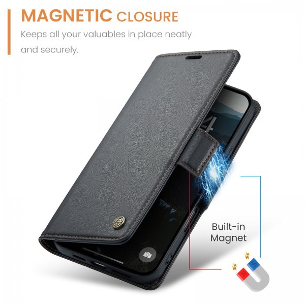 CaseMe iPhone 17 Pro Etui 023 Series Svart