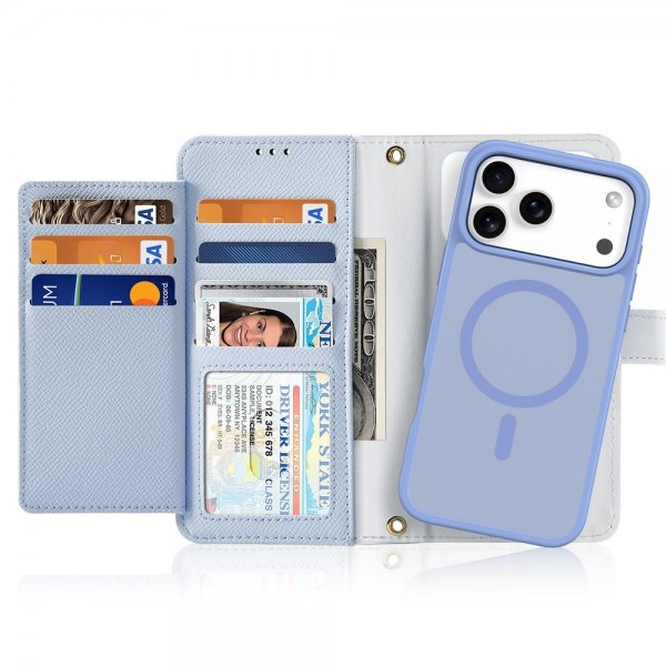 Dux Ducis iPhone 17 Pro Etui 2-in-1 Lawa Series MagSafe Blå