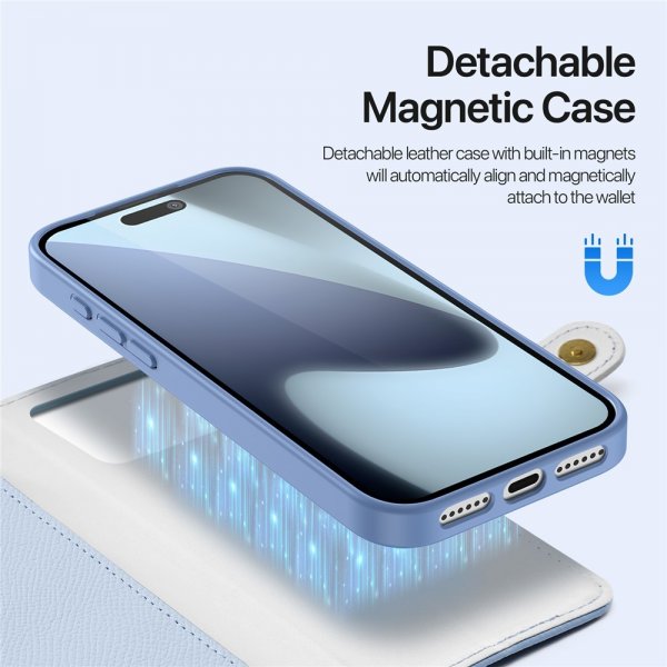 Dux Ducis iPhone 17 Pro Etui 2-in-1 Lawa Series MagSafe Blå