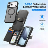 Dux Ducis iPhone 17 Pro Etui 2-in-1 Lawa Series MagSafe Svart