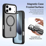 Dux Ducis iPhone 17 Pro Etui 2-in-1 Lawa Series MagSafe Svart