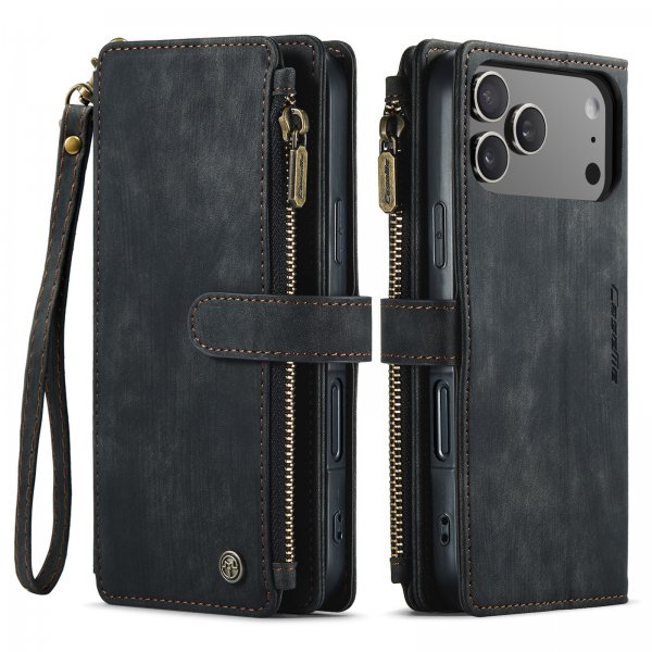 CaseMe iPhone 17 Pro Etui C30 Series Svart